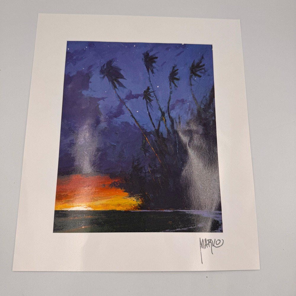 Marko Mavrovich How Sweet it is to be Loved by You Lithograph 2021 Framed COA